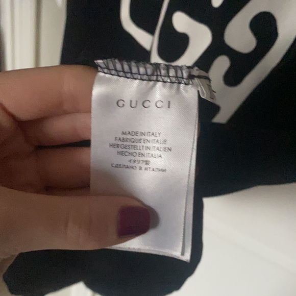 Gucci Skull Logo XL 100% Cotton Black Graphic T-Shirt - Picture 8 of 11